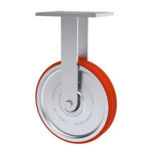 10x2 T/R Polyurethane Rigid Caster W/ TWERGO Wheel