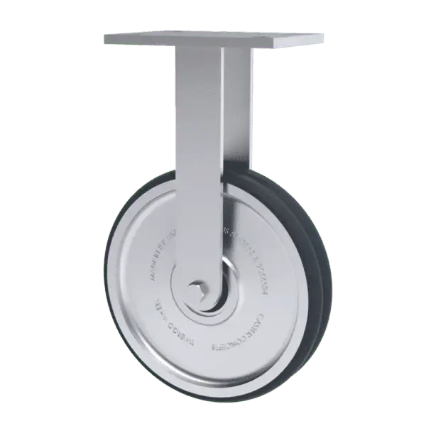 10x2 T/R-95 Polyurethane Rigid Caster W/ TWERGO Wheel