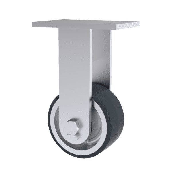 6x3 T/R-95 Polyurethane Rigid Caster W/ TWERGO Wheel