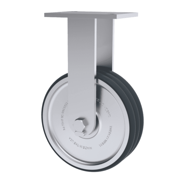 10x3 T/R-95 Polyurethane Rigid Caster W/ TWERGO Wheel