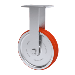 12x3 T/R Polyurethane Rigid Caster W/ TWERGO Wheel