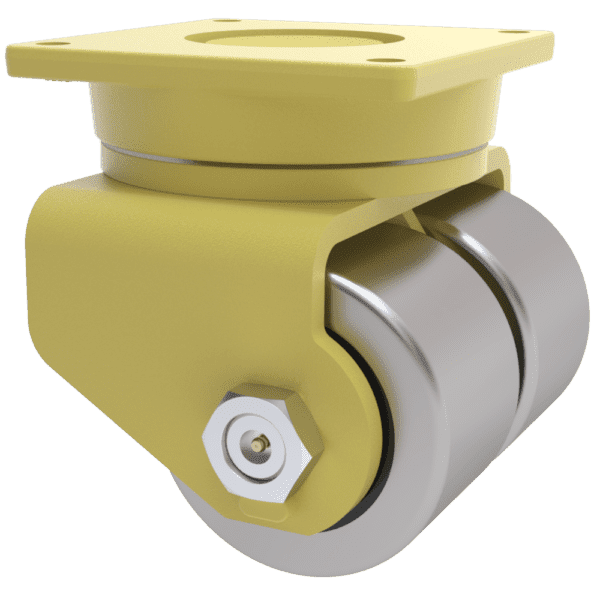 12x4 Dual Wheel Ductile Iron Swivel Caster