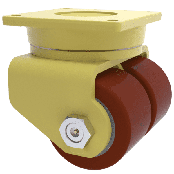 10x4 Dual Wheel Standard Polyurethane Swivel Caster