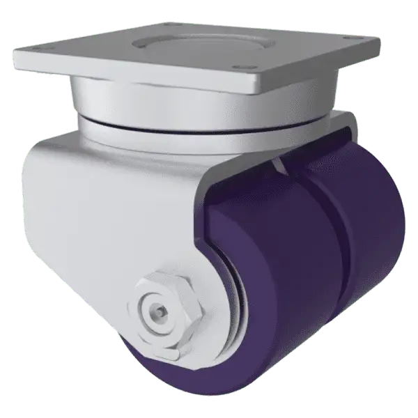 18x5 Dual Wheel H.D. HPPT Polyurethane Swivel Caster
