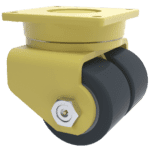 10×3 Dual Wheel H.D. T/R-95 Polyurethane Swivel Caster