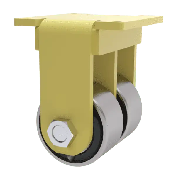 10×3 Dual Wheel H.D. Forged Steel Rigid Caster