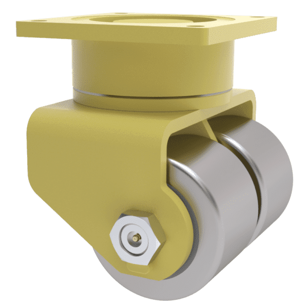 12x4 Dual Wheel Ductile Iron Swivel Caster