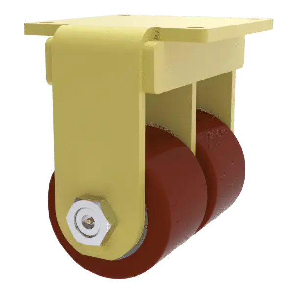 10×3 Dual Wheel H.D. Standard Polyurethane Rigid Caster