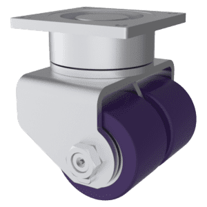 10x4 Dual Wheel H.D. HPPT Polyurethane Swivel Caster