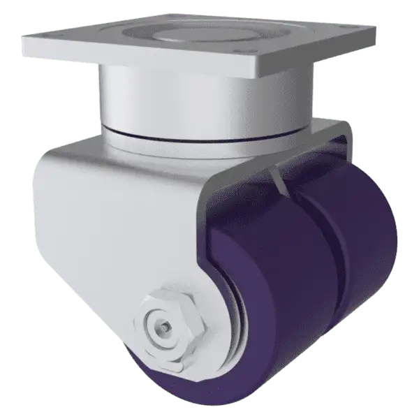 10x5 Dual Wheel H.D. HPPT Polyurethane Swivel Caster