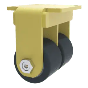 10×3 Dual Wheel H.D. T/R-95 Polyurethane Rigid Caster