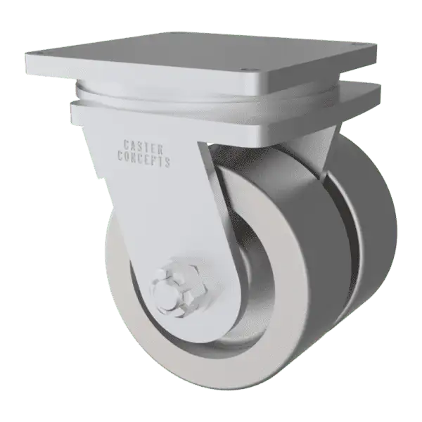 10x4 Dual Wheel H.D. Forged Steel Swivel Caster