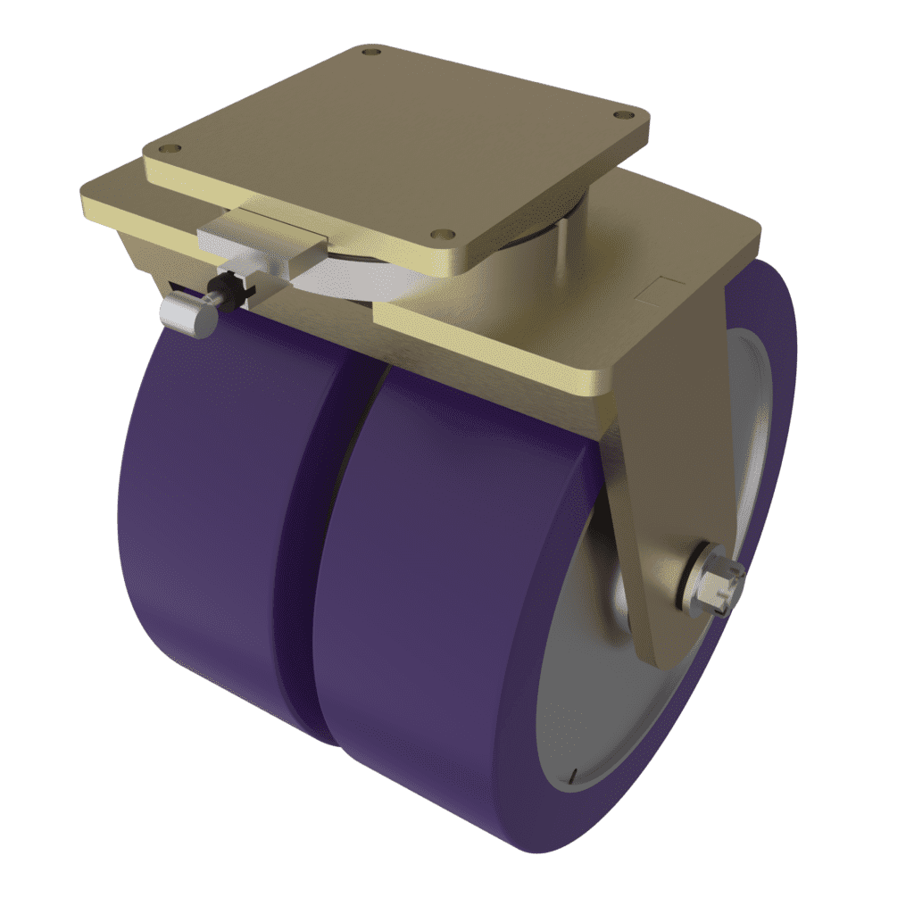 HD 99 Series Caster with New HD Swivel Lock