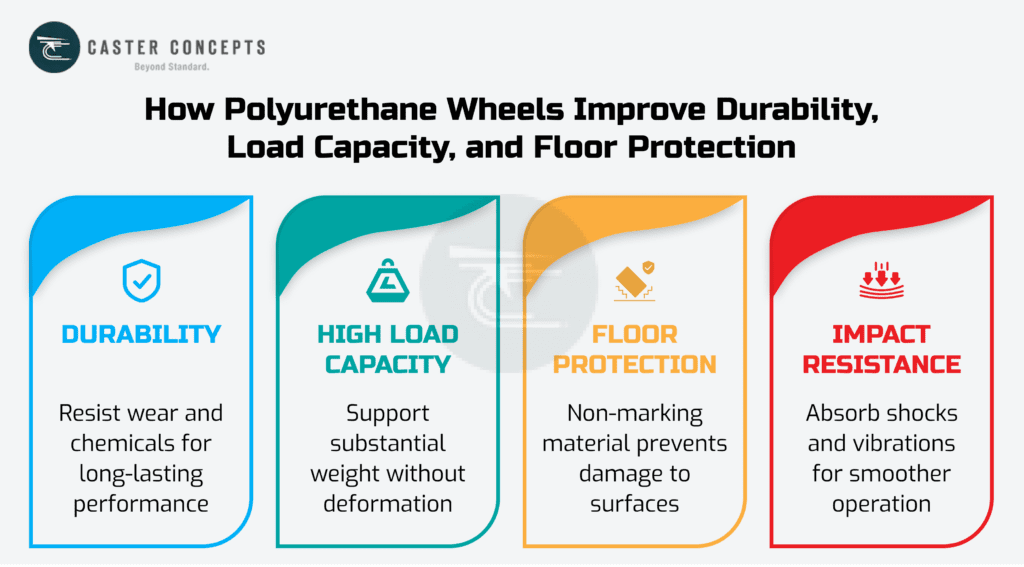 Polyurethane Wheels benefits